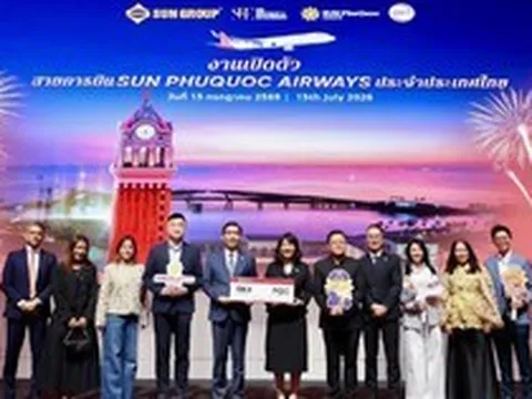 Sun PhuQuoc Airways hiện diện tại Thái Lan, khai trương đường bay Bangkok - Phú Quốc từ 8/8/2026