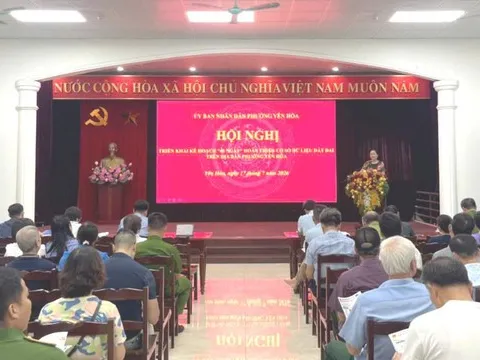Phường Yên Hòa triển khai Chiến dịch 45 ngày hoàn thiện cơ sở dữ liệu đất đai