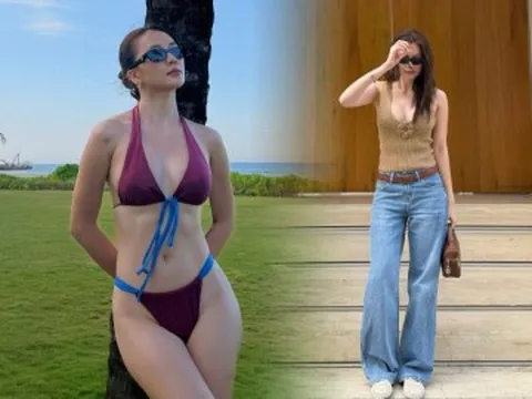 Mỹ nhân Thanh Hóa khoe đường cong đẹp hút hồn, nhan sắc U35 "lão hóa ngược" khiến dân tình ngỡ ngàng
