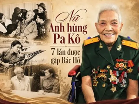Nữ anh hùng đầu tiên của người Pa Kô, 7 lần được gặp Bác Hồ