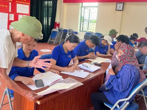 Thanh niên xã Thuận An góp sức hoàn thiện cơ sở dữ liệu đất đai