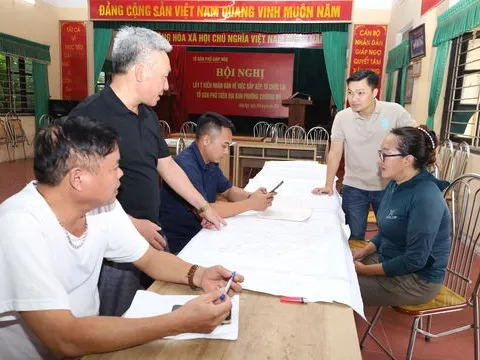 Chương Mỹ tăng tốc làm sạch dữ liệu đất đai