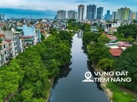 Toàn cảnh dòng sông ô nhiễm bậc nhất Hà Nội chảy qua hàng loạt đại đô thị, sát siêu sân vận động lớn nhất thế giới, sắp được "hồi sinh" nhờ dự án hơn 75.000 tỷ đồng