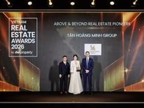 Giải mã lý do Tân Hoàng Minh giành giải tại Dot Property Vietnam Real Estate Awards 2026
