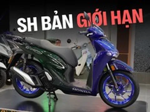 Honda SH bản giới hạn 200 chiếc ra mắt khách Việt: Giá khởi điểm 235 triệu đồng, dàn áo được xử lý bởi thợ Việt Nam, có tem đánh số thứ tự chống giả đặc biệt