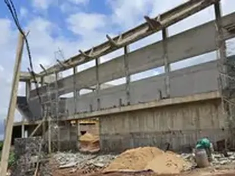 Vụ sập một phần kết cấu nhà thi đấu hơn 22 tỷ đồng: Sở Xây dựng báo cáo gì?