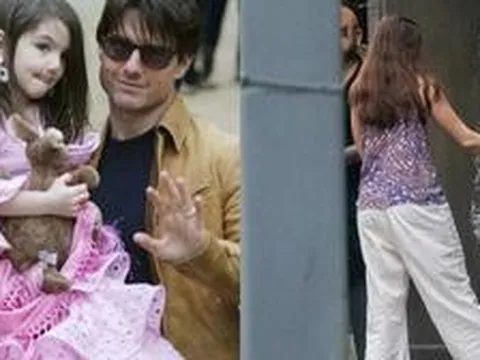 "Tóm dính" khoảnh khắc Suri Cruise lộ diện sau khi cắt đứt quan hệ với bố ruột Tom Cruise