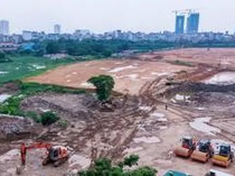 Depot Xuân Đỉnh tăng tốc sau 9 tháng thi công