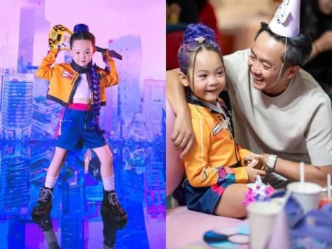 Con gái Cường Đô La gây chú ý khi tròn 6 tuổi