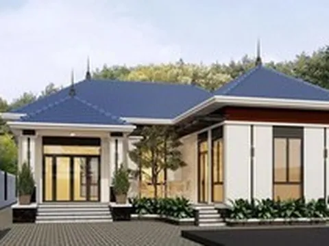 Xây nhà mái Nhật 1 tầng chữ L 100m² bao nhiêu tiền?