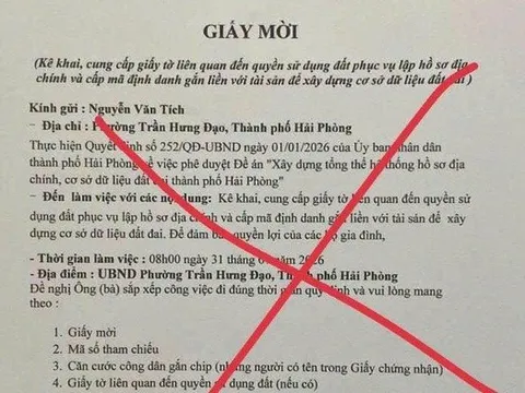 Công an cảnh báo thủ đoạn giả mạo “Giấy mời” về đất đai để lừa cài mã độc, chiếm đoạt tiền