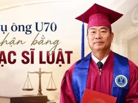 U70 nhận bằng Thạc sĩ Luật