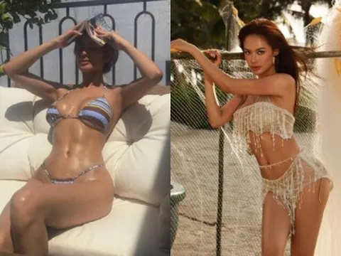 Hoa hậu Việt làm mẹ đơn thân năm 18 tuổi diện bikini khoe sắc dưới nắng, U40 đẹp nóng bỏng