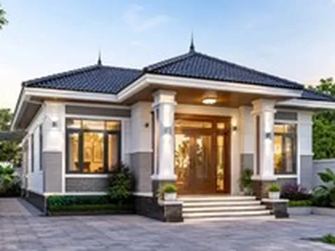 Chi phí xây nhà mái Nhật 1 tầng 2 phòng ngủ 75m² khoảng bao nhiêu?
