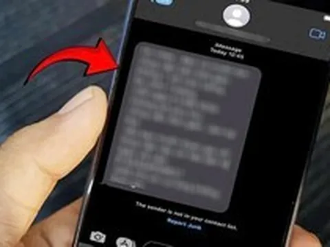 Công an phát thông báo đến những ai nhận được tin nhắn SMS gửi từ số điện thoại +212 649 020 639 với nội dung sau