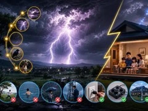Những dấu hiệu cảnh báo sét sắp đánh và cách phòng tránh