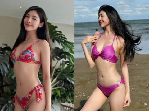 Người đẹp chăm diện bikini bé xíu khoe dáng "vạn người mê": Tài năng có gì mà từng "vượt mặt" Mâu Thủy - Hoàng Thùy?
