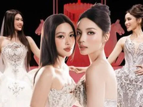 Trọn bộ ảnh Kỳ Duyên - Thiên Ân chụp đồ cưới