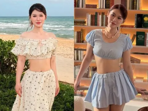 Tiểu thư nhà đại gia thuỷ sản chăm khoe eo nhỏ xíu, diện đồ giản dị được khen "ăn đứt" khi "dát" hàng hiệu
