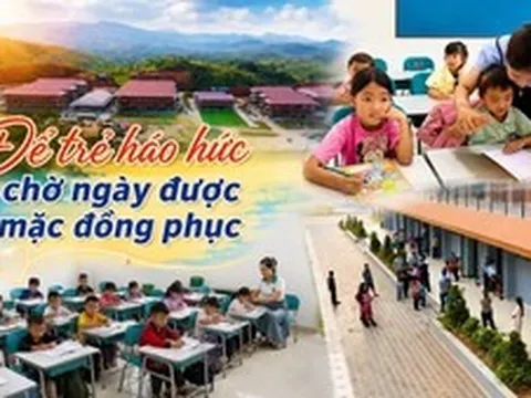 Để trẻ háo hức chờ ngày được mặc đồng phục