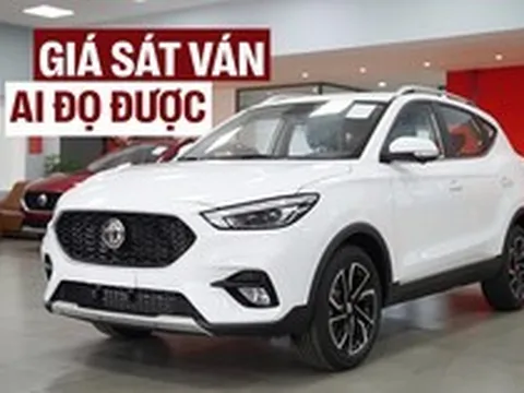 MG ZS giảm giá kỷ lục tại đại lý: Thực tế còn từ 395 triệu đồng, cạnh tranh Seltos, Creta bằng giá rẻ hơn cả Morning, i10