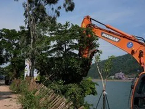 Xã Kim Anh lên kế hoạch tiếp tục cưỡng chế các trường hợp vi phạm đất đai ở hồ Đồng Đò