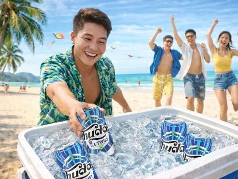 Huda Ice Twist tung diện mạo lon 250 ml mới khuấy động mùa hè