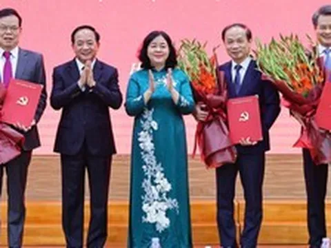 Các ông Phạm Tất Thắng, Nguyễn Quang Đức, Triệu Tài Vinh giữ chức vụ mới