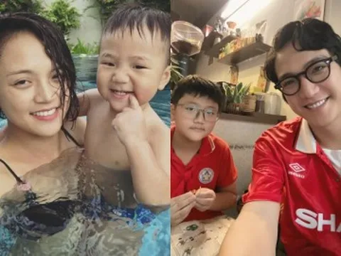 Sau 10 năm bố mẹ ly hôn, con trai DV Thu Quỳnh lớn phổng phao, cao 1m6, gương mặt là "bản sao" Chí Nhân