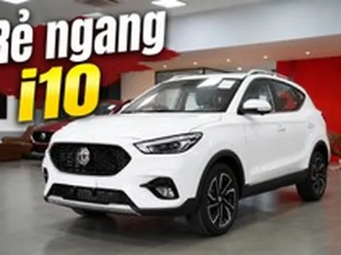 Càng sát ngày ra mắt đời mới, MG ZS giảm giá càng ‘tất tay’: Bản rẻ nhất còn 368 triệu đồng, làm khó cả Morning, i10