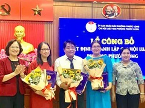 Tp.Hồ Chí Minh: Ra mắt Chi hội Luật gia phường Phước Long