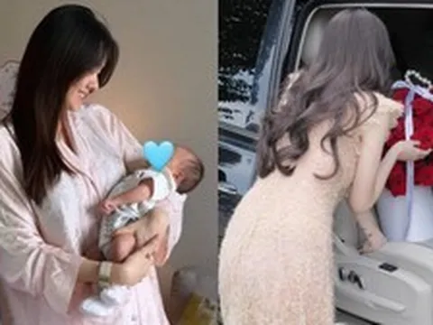 Nàng hậu Việt lộ diện, công khai ảnh bế em bé sau khi âm thầm sinh con cho doanh nhân kín tiếng