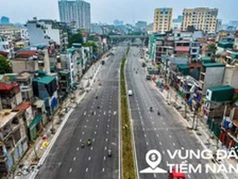 Ngắm tuyến đường rộng 8 làn giữa trung tâm Hà Nội: Mỗi mét tốn 3,5 tỷ đồng, thông xe dịp 2/9