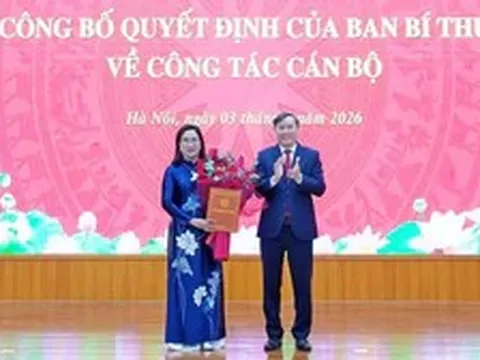 Ban Bí thư Trung ương Đảng điều động, bổ nhiệm nhân sự