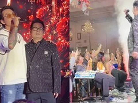 Tuấn Hưng tiệc tùng tưng bừng với loạt sao Việt ở Mỹ