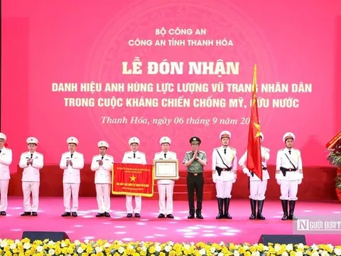 Công an tỉnh Thanh Hóa được phong tặng AHLLVTND trong kháng chiến chống Mỹ