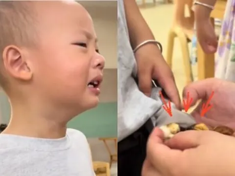 Nghi ngờ học sinh lấy trộm đồ cô giáo liền kiểm tra, thứ rơi ra từ túi quần đứa trẻ khiến cô đỏ mắt