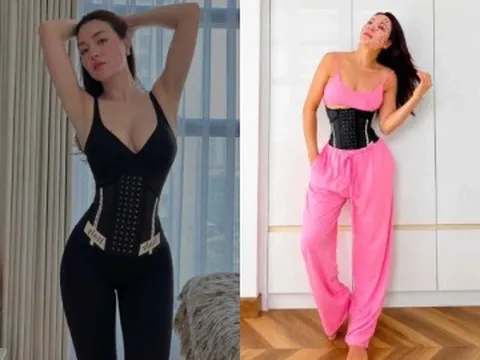 Trà Ngọc Hằng nịt bụng 8 tiếng mỗi ngày giữ eo 62 cm