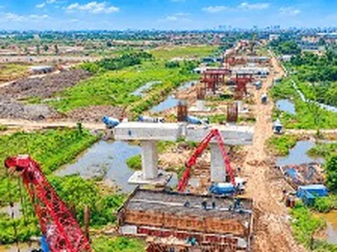 Rầm rộ thi công cầu Ngọc Hồi, phấn đấu hoàn thành trước APEC 2027