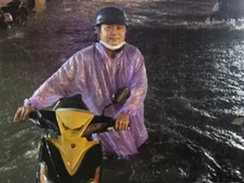 Hôm qua lượng mưa lớn nhất tại TP.HCM, hôm nay tiếp tục mưa to