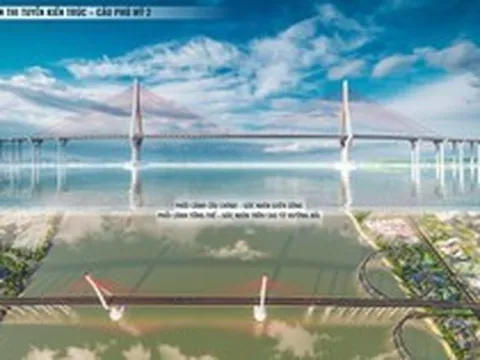 Cây cầu dài 6,3km quy mô 8 làn xe sở hữu dây văng tĩnh không cao bậc nhất Việt Nam kết nối với siêu dự án 16 tỷ USD