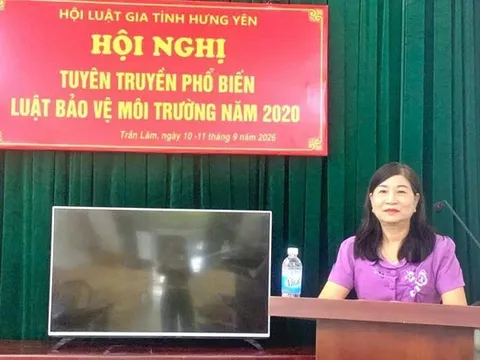 Hội Luật gia tỉnh Hưng Yên tuyên truyền Luật Bảo vệ môi trường đến người dân