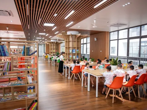Ngôi trường 195 tỷ đồng, có 'trái tim' tri thức rộng gần 400 m2