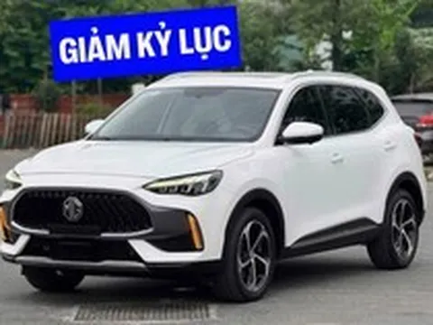 MG HS giảm kỷ lục tại đại lý: Bản tiêu chuẩn còn 485 triệu đồng, rẻ ngang Kia Sonet