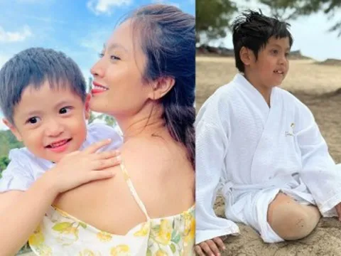 Diễn viên Thanh Thúy vui khi được vào lớp cùng học và chăm sóc cho con trai tiểu học bị tăng động giảm chú ý