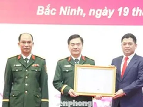 Công bố quyết định của Bộ trưởng Bộ Quốc phòng về công tác cán bộ ở Bắc Ninh