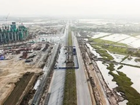 Đại lộ 120m dần hình thành, mở trục kết nối tới sân vận động 135.000 chỗ ở Hà Nội