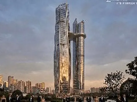 Tòa tháp đôi cao 568m được đề xuất xây ở Hà Nội, dự kiến vượt Petronas Twin Towers của Malaysia trở thành cao nhất thế giới: Huy động máy xúc tháo dỡ công trình trên khu đất dự án