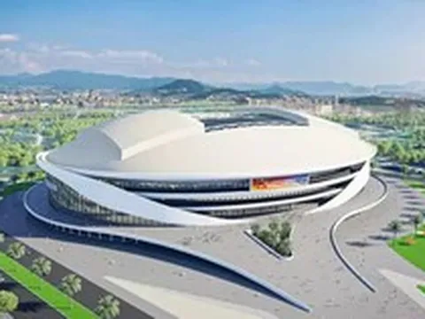 Lắp mái vòm thép hàng nghìn tấn cho sân vận động PVF