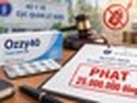 Kê khai sai giá thuốc, Công ty dược phẩm Đạt Vi Phú bị phạt 25 triệu đồng